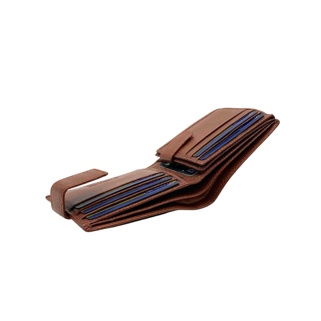 Pebble Texture 8 Card Billfold Wallet # 1426L