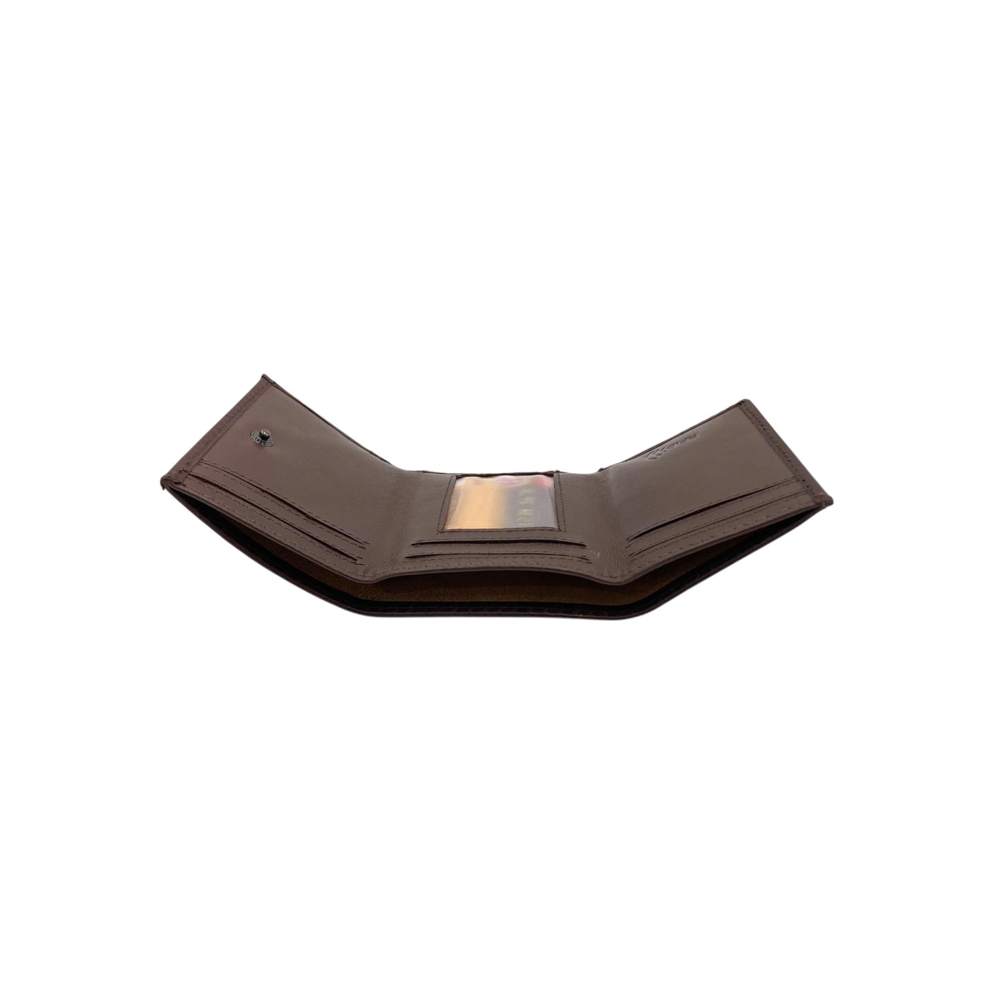RFID Compact Trifold Cards & Cash Wallet #  1891 Button