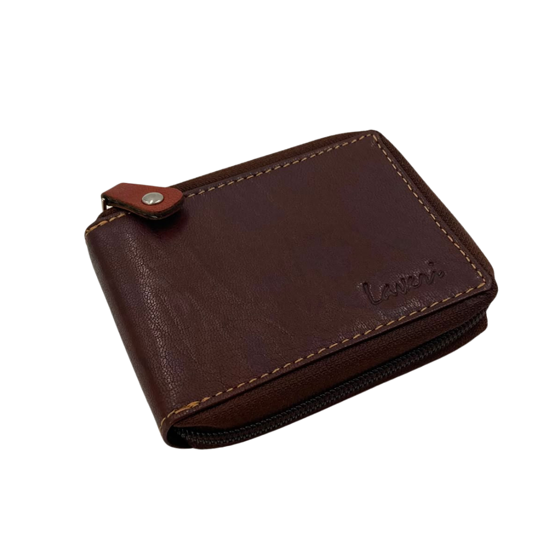 Fullzip leather mens Wallet #1074Z