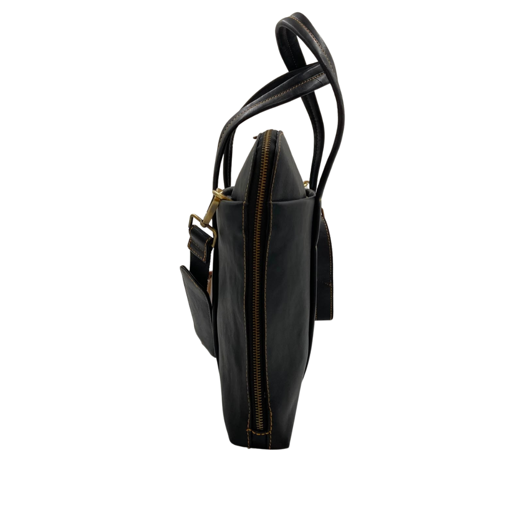 Expandable Leather Laptop Organiser Premium  # 2920