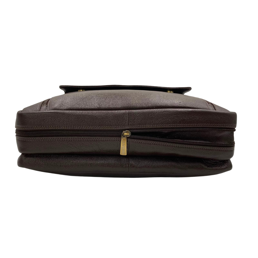Expandable Leather Laptop Organiser Premium  # 2819