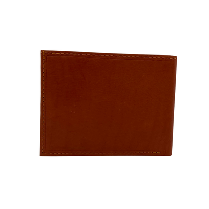 Mens Genuine Leather Mens wallet Leather Lined Bi fold Wallet For Men # 1608