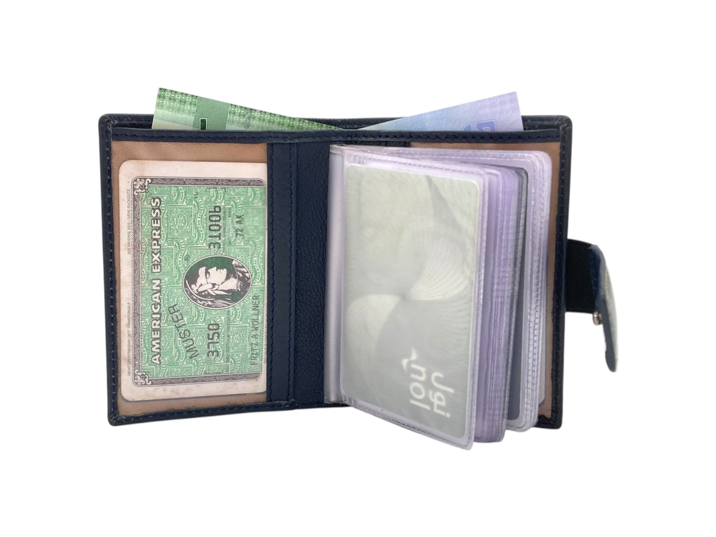 Compact Multiple Cards  & Cash Wallet RFID # 1865NM [EL.LOOP]