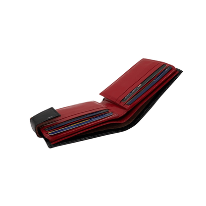 Classic Men's Waterproof Bifold Leather Wallet with Flip ID Window #1729 L (C.L.)