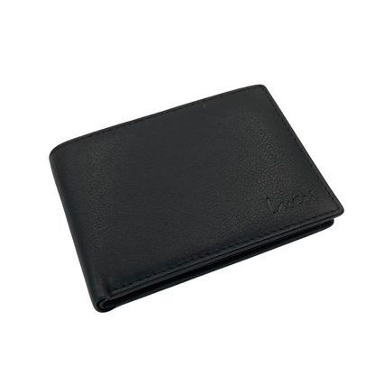 Antq, Smooth Leather Wallet With Inside Leather Lining # 4360