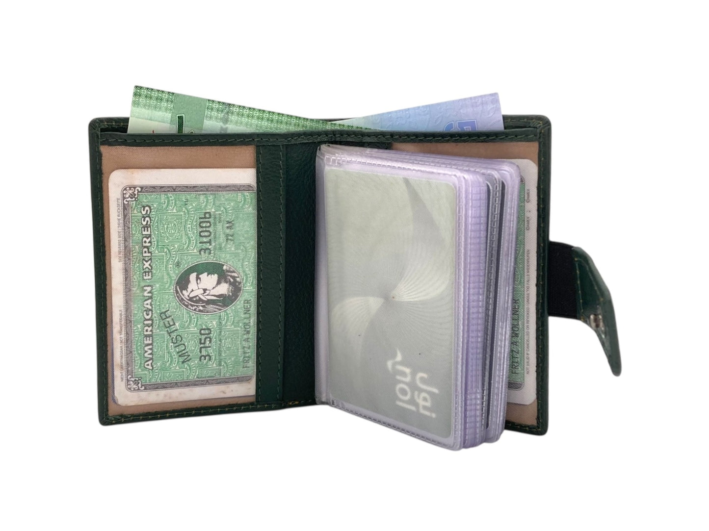 Compact Multiple Cards  & Cash Wallet RFID # 1865NM [EL.LOOP]