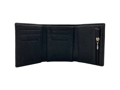 VacaPelle 8-10 Cards Trifold Genuine Leather Wallet # 4699