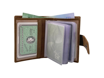 Compact Multiple Cards  & Cash Wallet RFID # 1865NM [EL.LOOP]