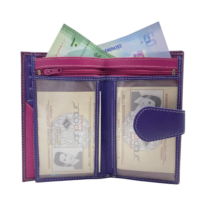 Women's Multi-Color Leather Wallet # JD1087/MA-105