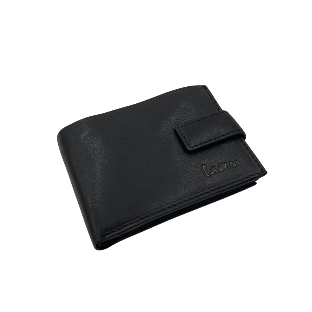 Mens Genuine Leather Mens wallet Leather Lined Bi fold Wallet For Men # 1326L