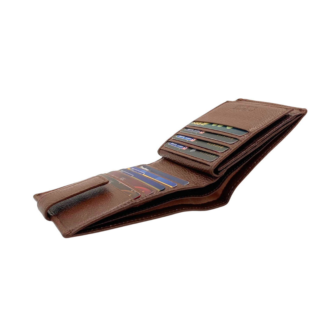 Pebble Texture 8 Card Billfold Wallet # 1888L