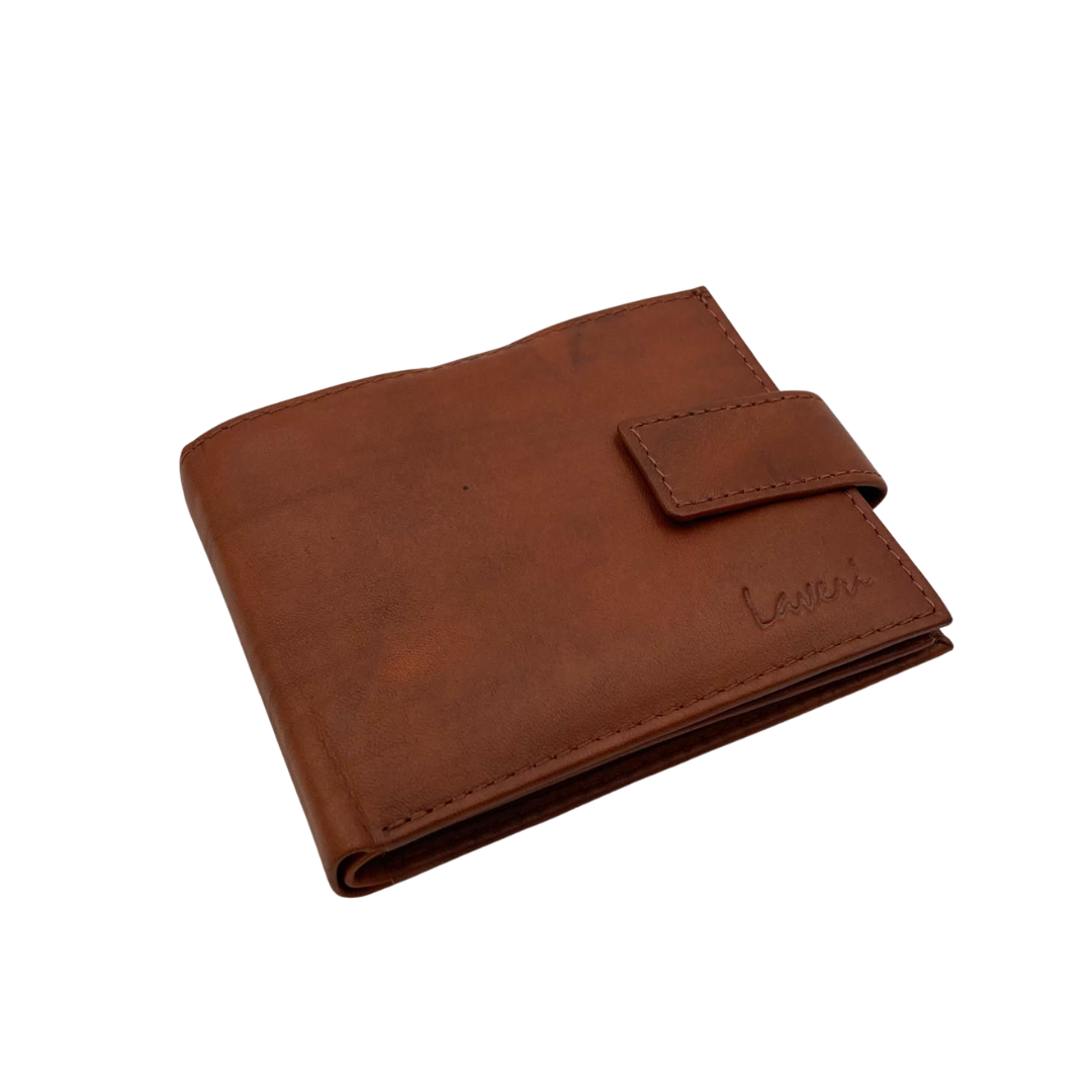 Antq, Smooth Leather Wallet With Inside Leather Lining # 1699L
