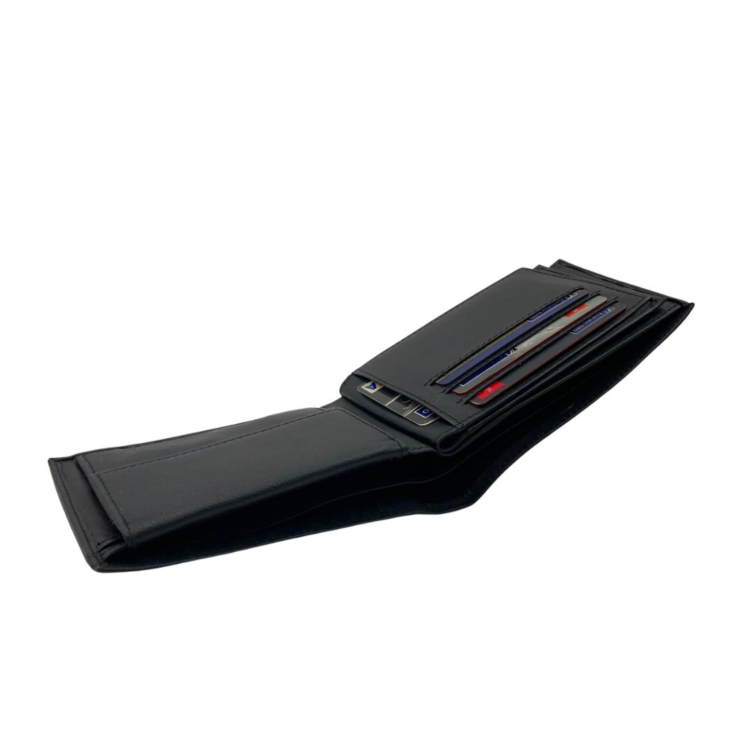 Antq, Smooth Leather Wallet With Inside Leather Lining # JD-690A