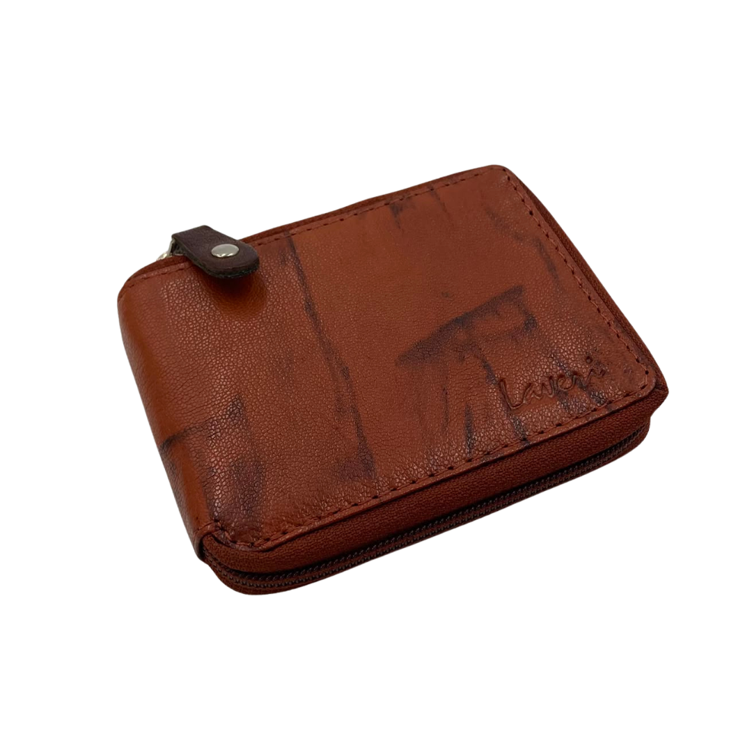 Fullzip leather mens Wallet #1541Z