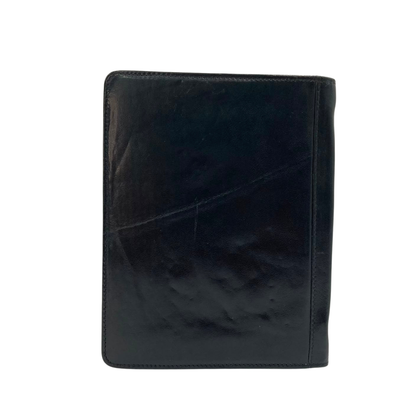 Ultra Light Slim Classic Leather A-5.FILE FOLDER-ZIP_BLK[KATA]