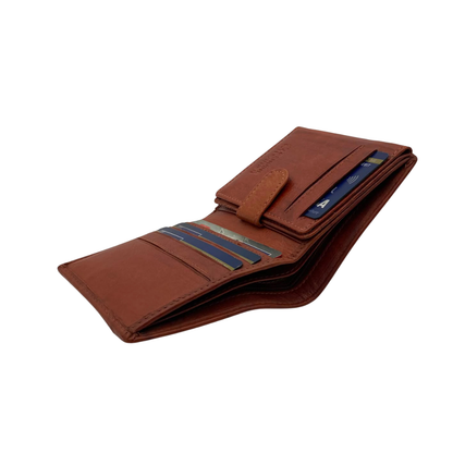Standing Mens Collection Bi-Fold Wallet # 664N
