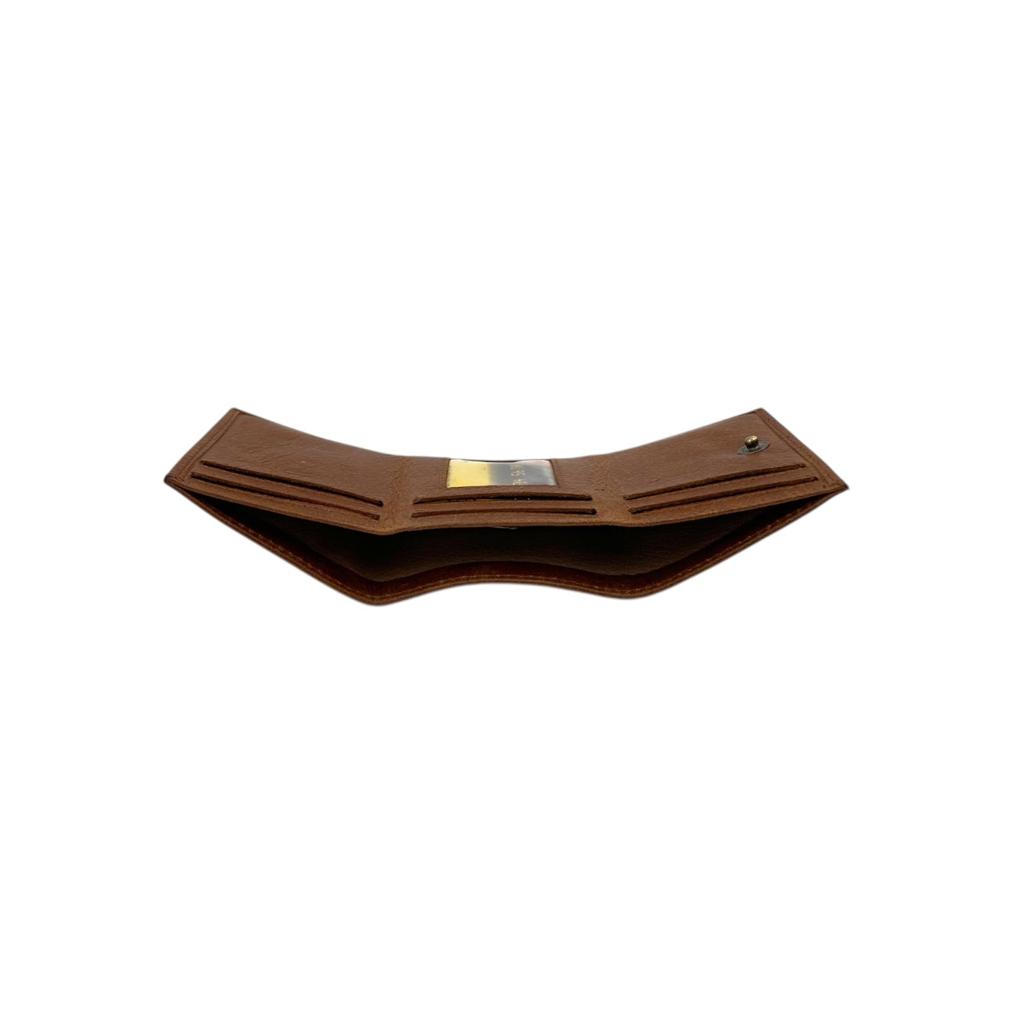 Compact Trifold Cards & Cash Wallet #  1891 Button