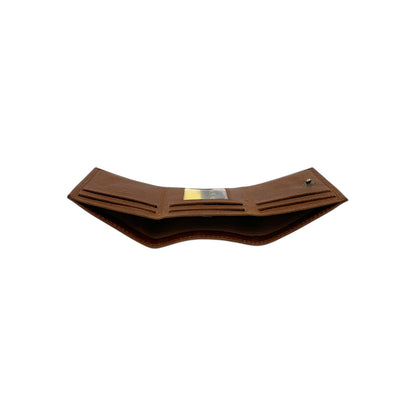 Compact Trifold Cards & Cash Wallet #  1891 Button