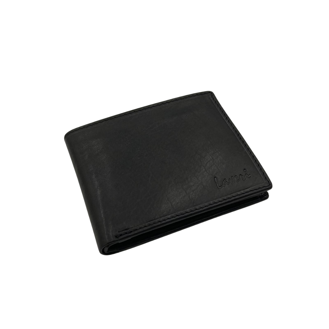 Mens Genuine Leather Mens wallet Leather Lined Bi fold Wallet For Men # 4021C