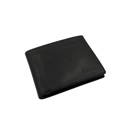 Mens Genuine Leather Mens wallet Leather Lined Bi fold Wallet For Men # 4021C