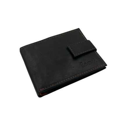 Mens Genuine Leather Mens wallet Leather Lined Bi fold Wallet For Men # 1326L