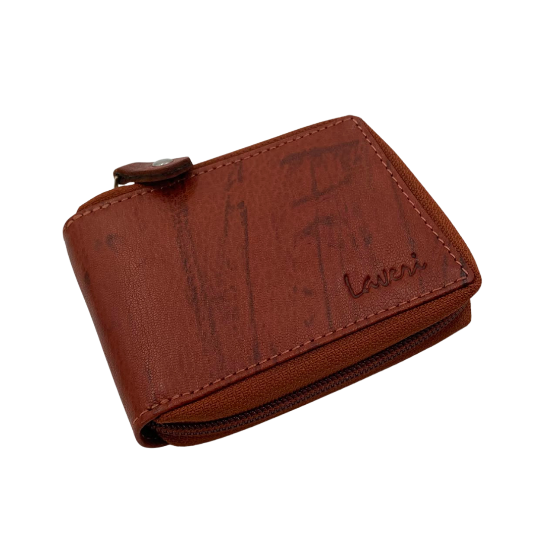 Fullzip leather mens Wallet #1074Z