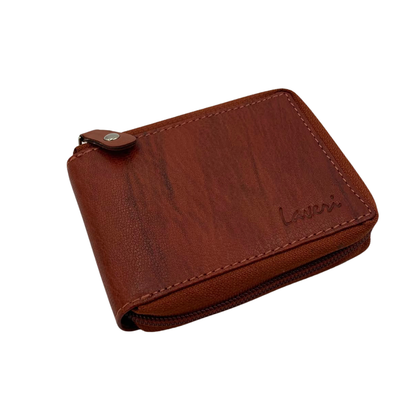 Fullzip leather mens Wallet #1398Z
