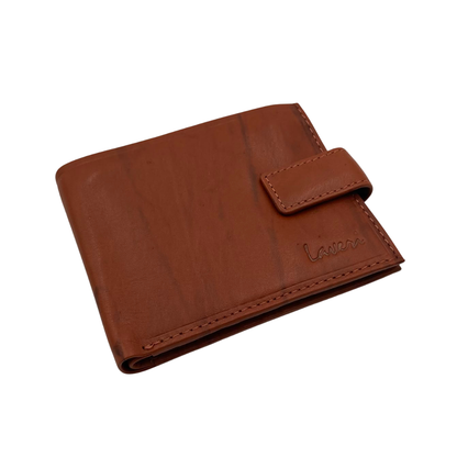 Mens Genuine Leather Mens wallet Leather Lined Bi fold Wallet For Men # 797AL