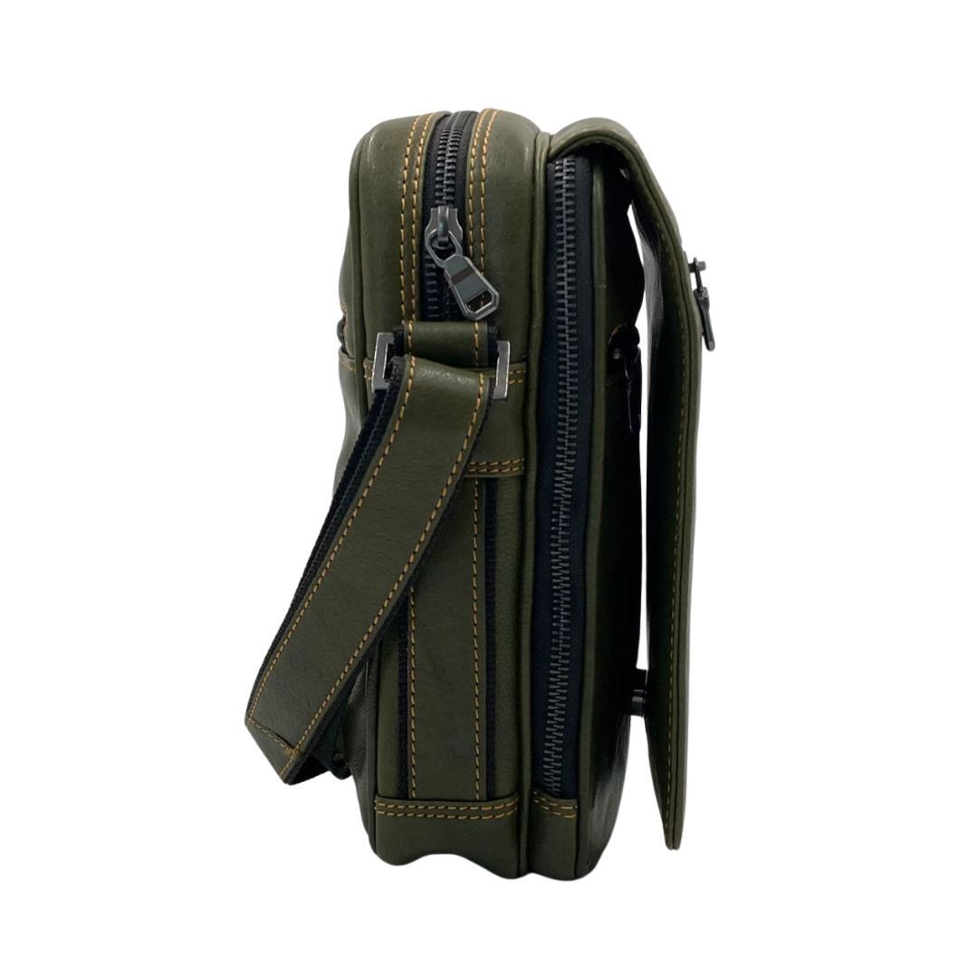 Leather Crossbody/Messenger Bag # 2353Z