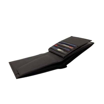 Antq, Smooth Leather Wallet With Inside Leather Lining # 1890C