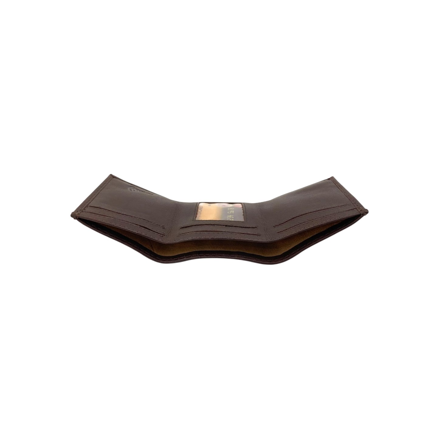RFID Compact Trifold Cards & Cash Wallet #  1891 Open