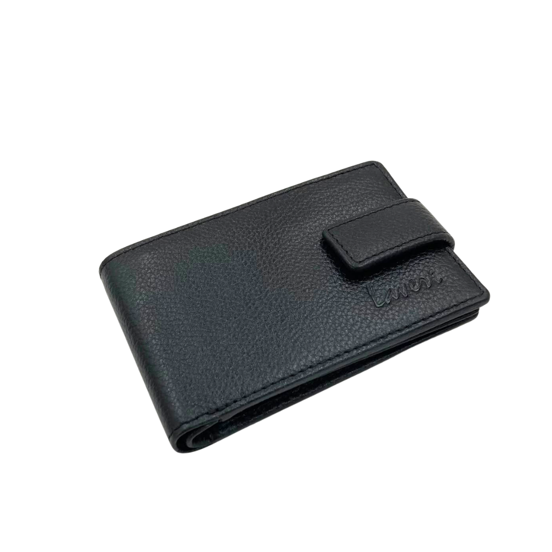 Pebble Texture 8 Card Billfold Wallet # 1020BL