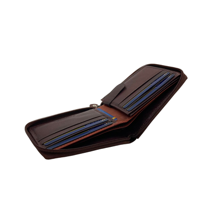 Fullzip leather mens Wallet #1426Z