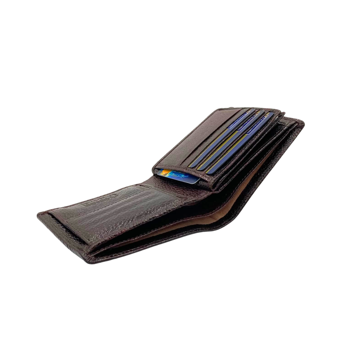 Pebble Texture 8 Card Billfold Wallet # 983C