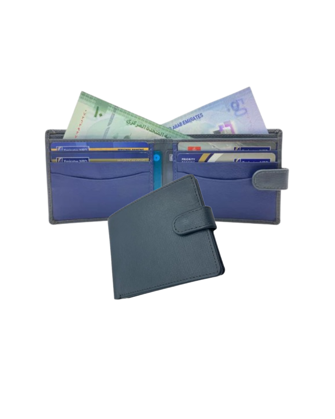 Slim & Compact Leather Bi-Fold Wallet # 4627L