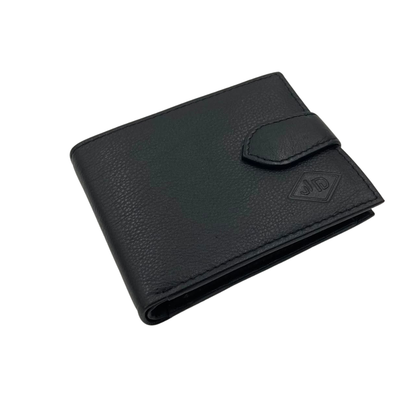 Mens Genuine Leather Mens wallet Leather Lined Bi fold Wallet For Men # JD 2007