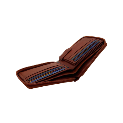 Fullzip leather mens Wallet #1426Z