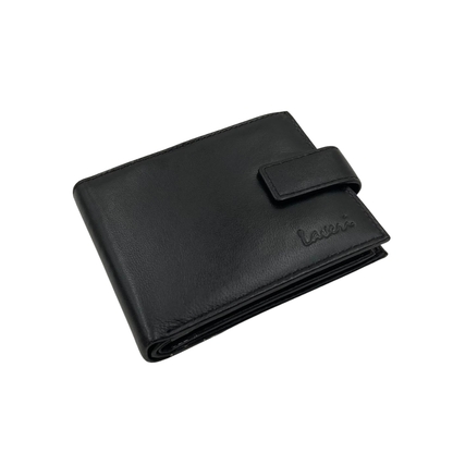 Mens Genuine Leather Mens wallet Leather Lined Bi fold Wallet For Men # 1261L