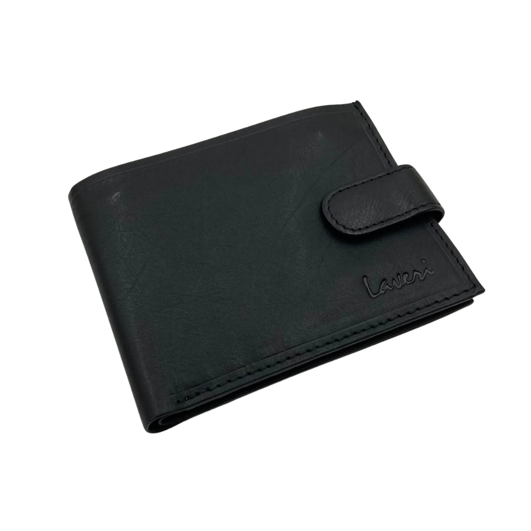 Mens Genuine Leather Mens wallet Leather Lined Bi fold Wallet For Men # 797FCL