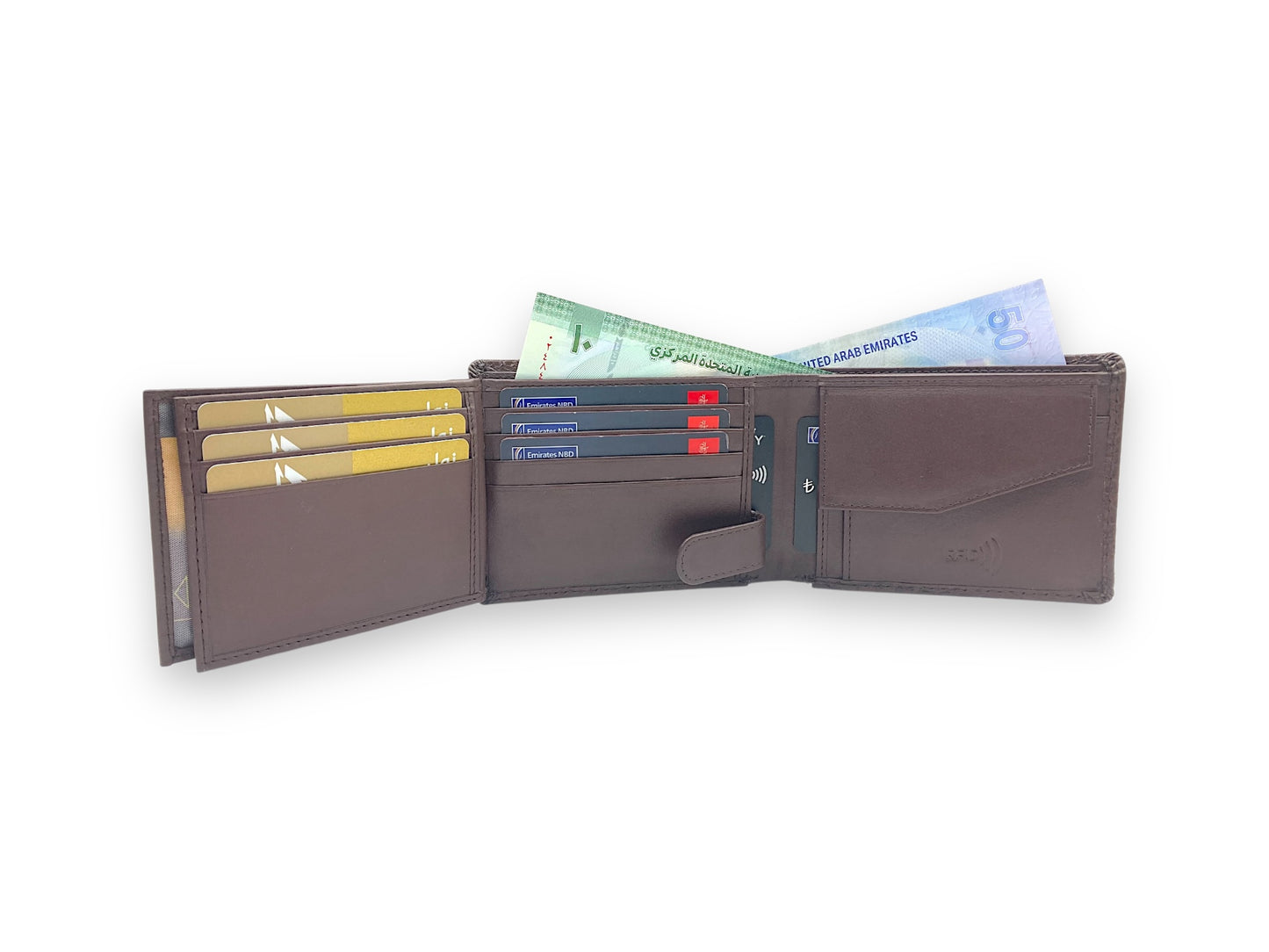 VIP - RFID Maximum Card & Coin Billfold Wallet, Men's Wallet # 1013CP