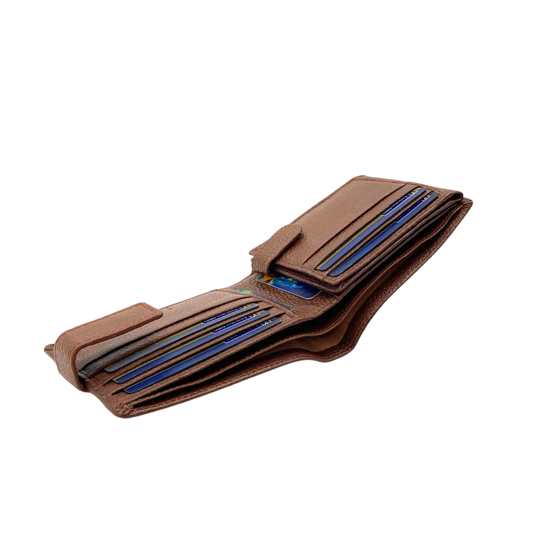Pebble Texture 8 Card Billfold Wallet # 1013L