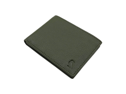 VacaPelle 8-10 Card Billfold Genuine Leather Wallet # 1727