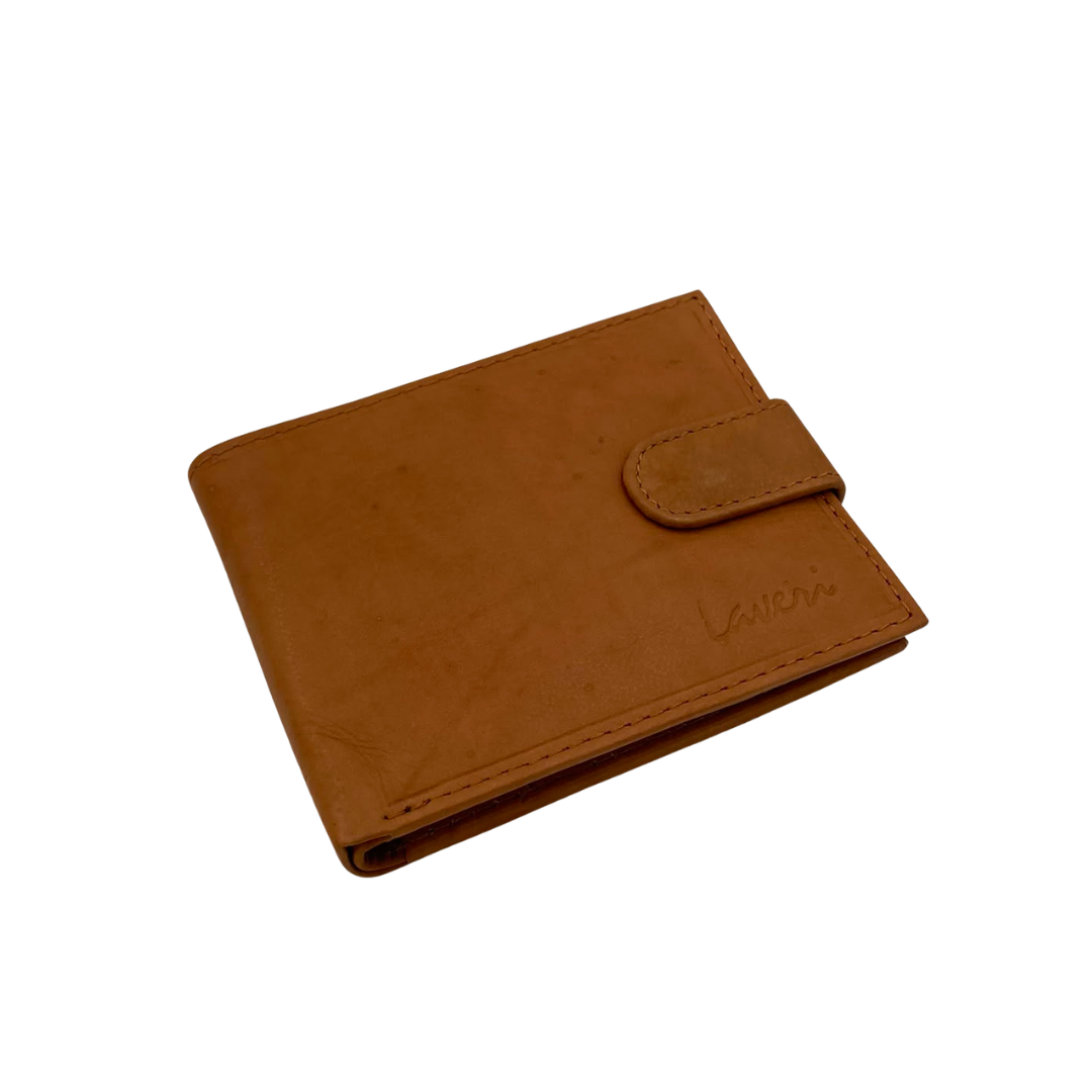 Antq, Smooth Leather Wallet With Inside Leather Lining # 1981CL