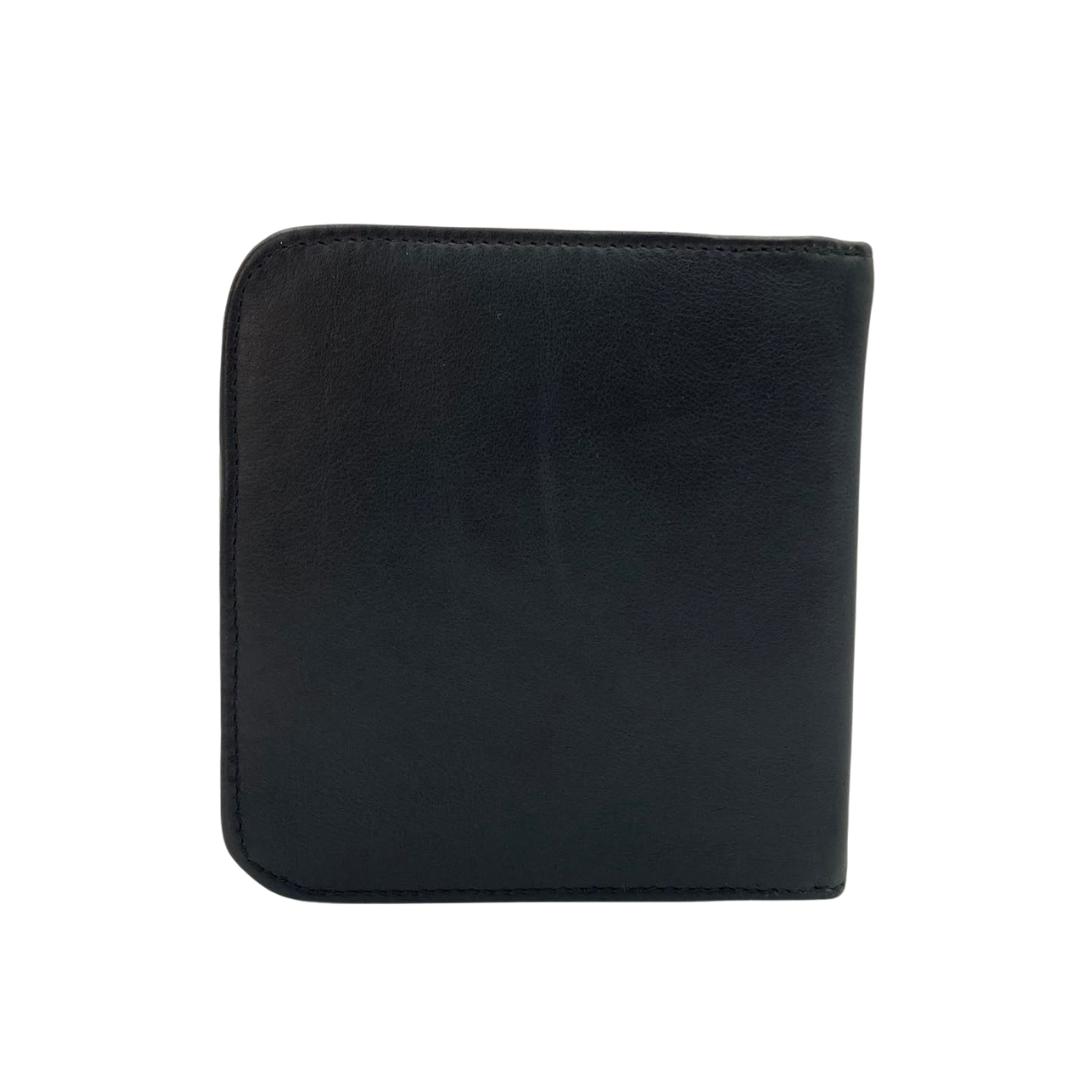 Leather CD POUCH_BLK