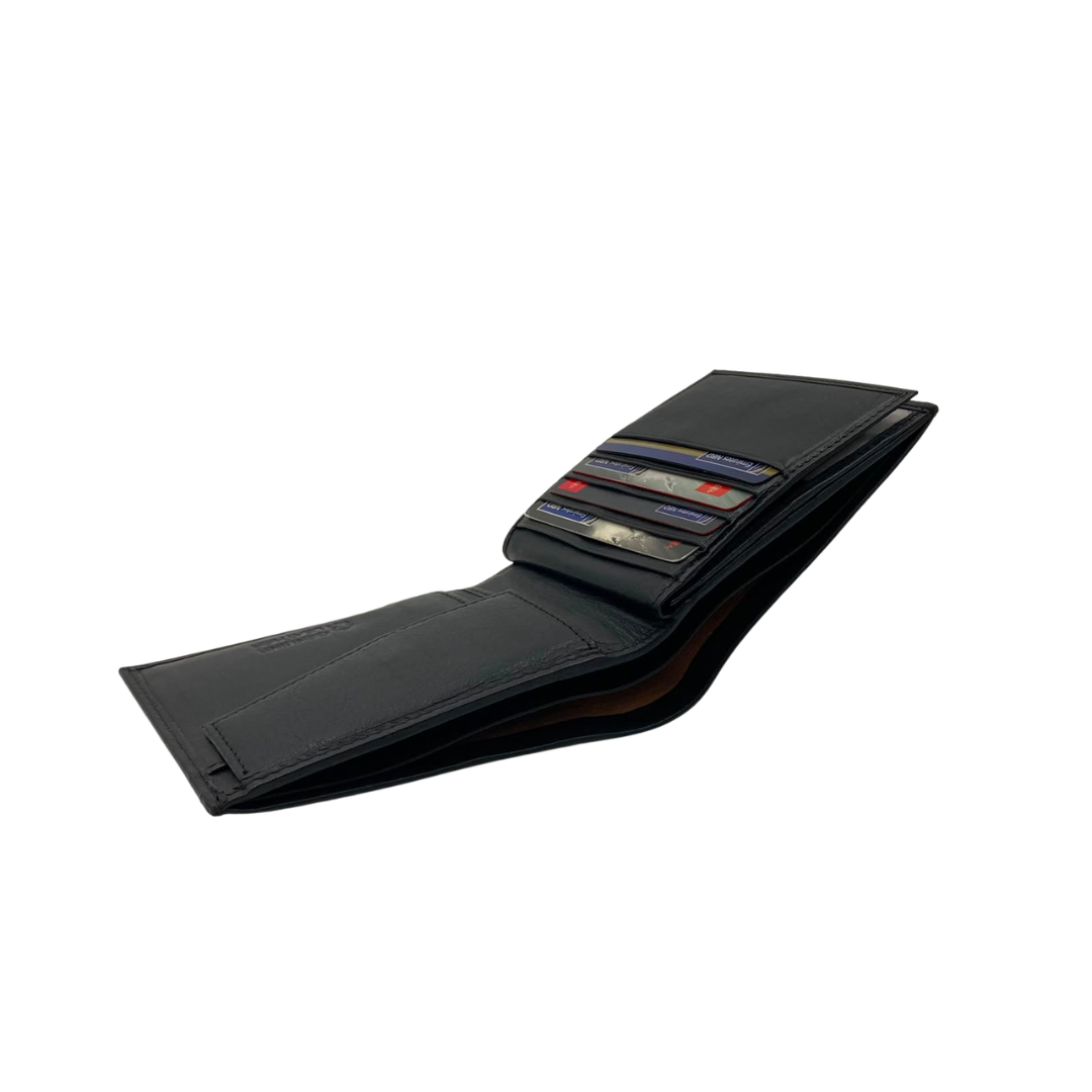 Antq, Smooth Leather Wallet With Inside Leather Lining # 1890C