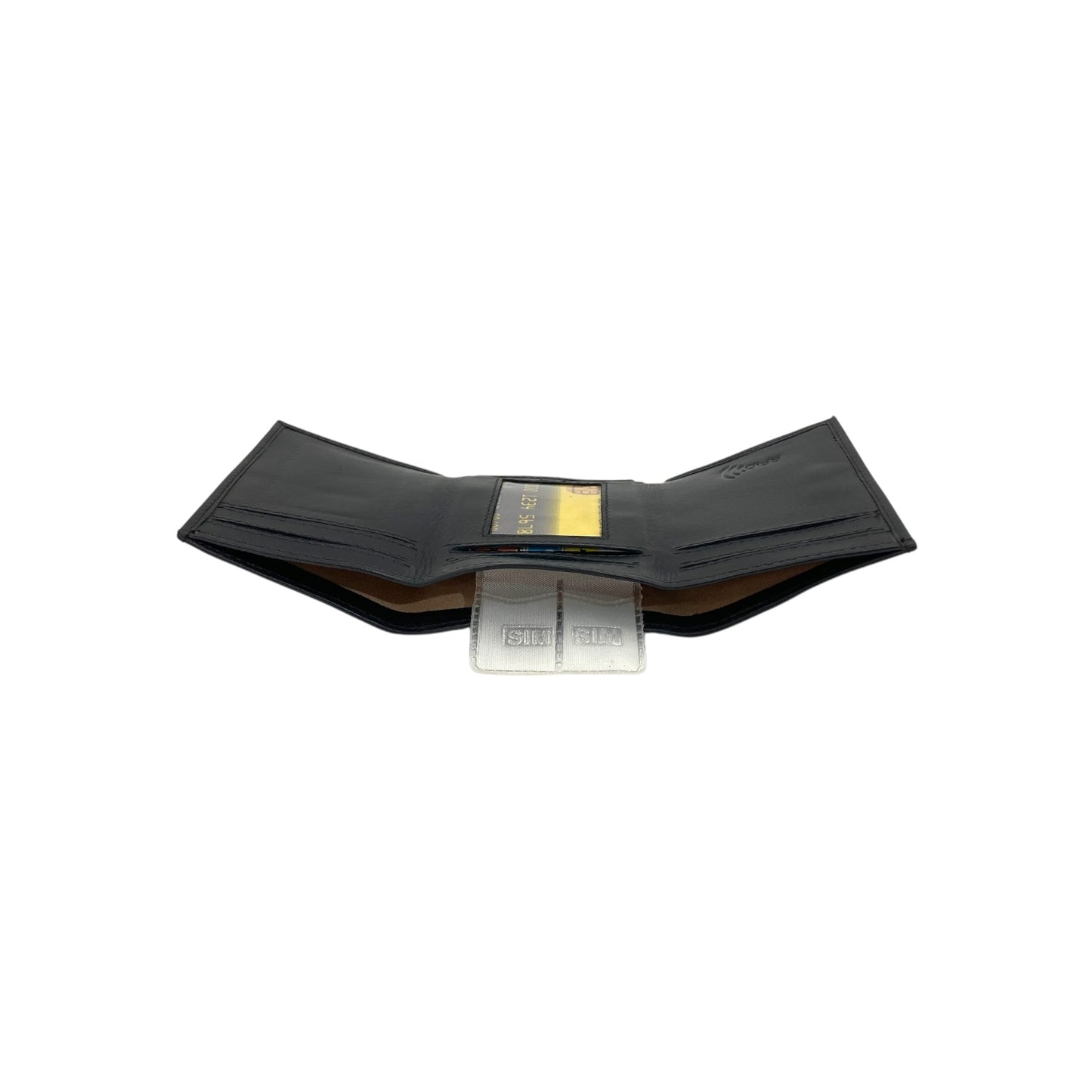 RFID Compact Trifold Cards & Cash Wallet #  1891 Elastic
