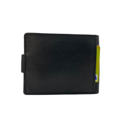 Mens Genuine Leather Mens wallet Leather Lined Bi fold Wallet For Men # 1250CL