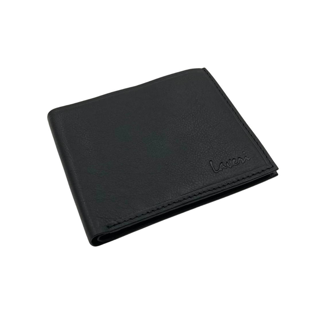 Mens Genuine Leather Mens wallet Leather Lined Bi fold Wallet For Men # 797FC