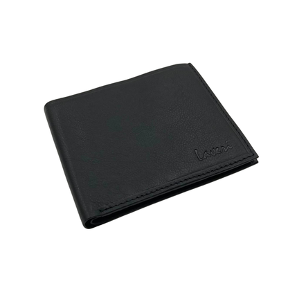 Mens Genuine Leather Mens wallet Leather Lined Bi fold Wallet For Men # 797FC