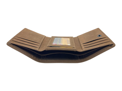 VIP Vintage Men's Trifold Wallet # RFID 1159 BUTTON